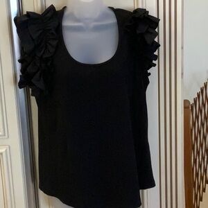 Chicos ruffled sleeveved top